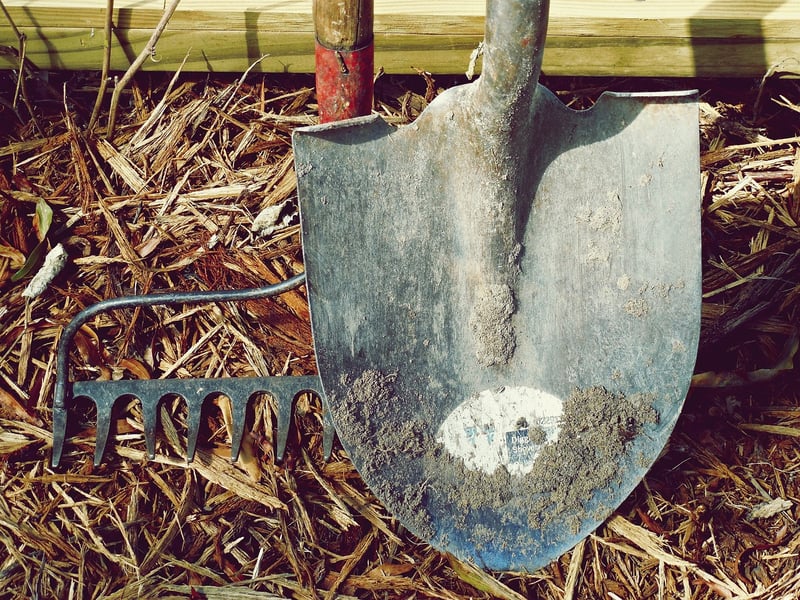 Repurpose garden tools